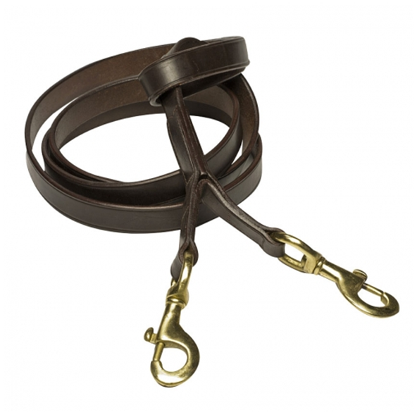 Leather Double Clip Lead